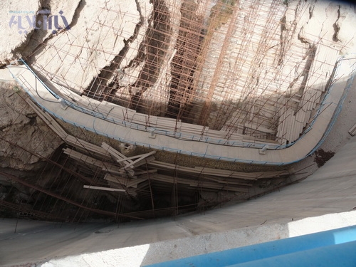 سد کریت پس از حبس شدن از نمایی دیگر سد کریت پس از حبس شدن از نمایی دیگر