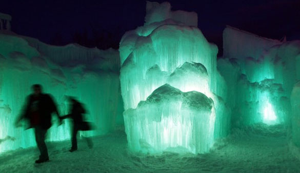 قلعه‌های یخی، جاذبه جدید گردشگری آمریکا 1