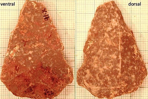 ابزار سنگی کشف شده در اردن