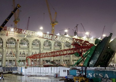 سقوط جرثقیل